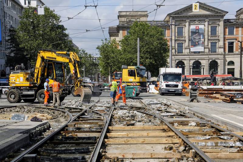 barrières grilagées mobiles pour sécuriser chantier Rouen 76